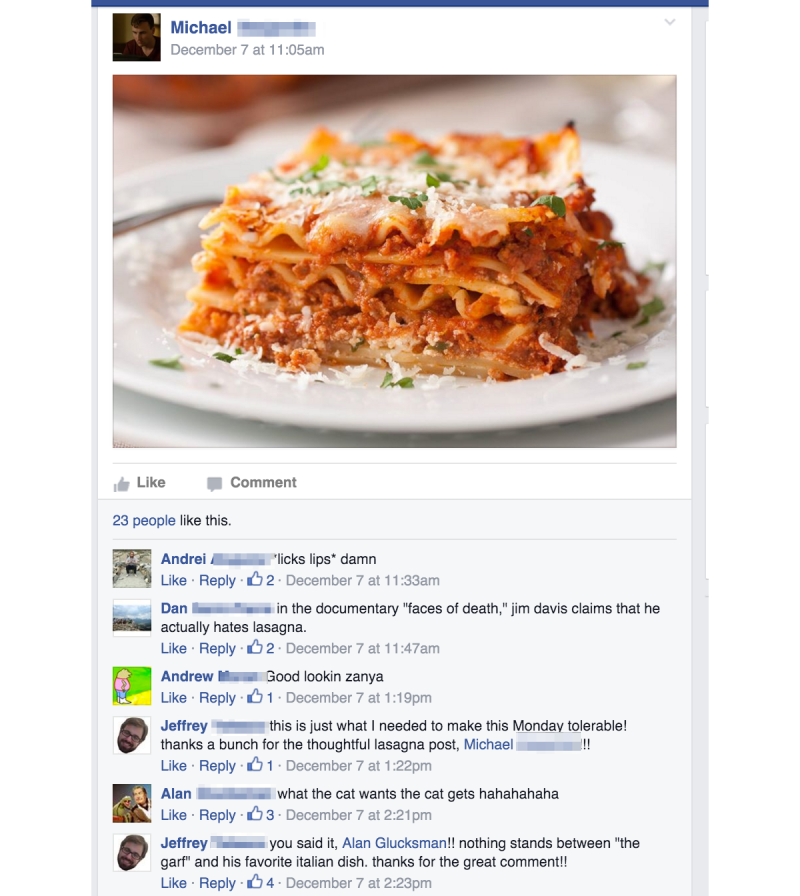 Illustration for article titled This Private Garfield Facebook Group Is the Last Irony-Free Place on the Internet